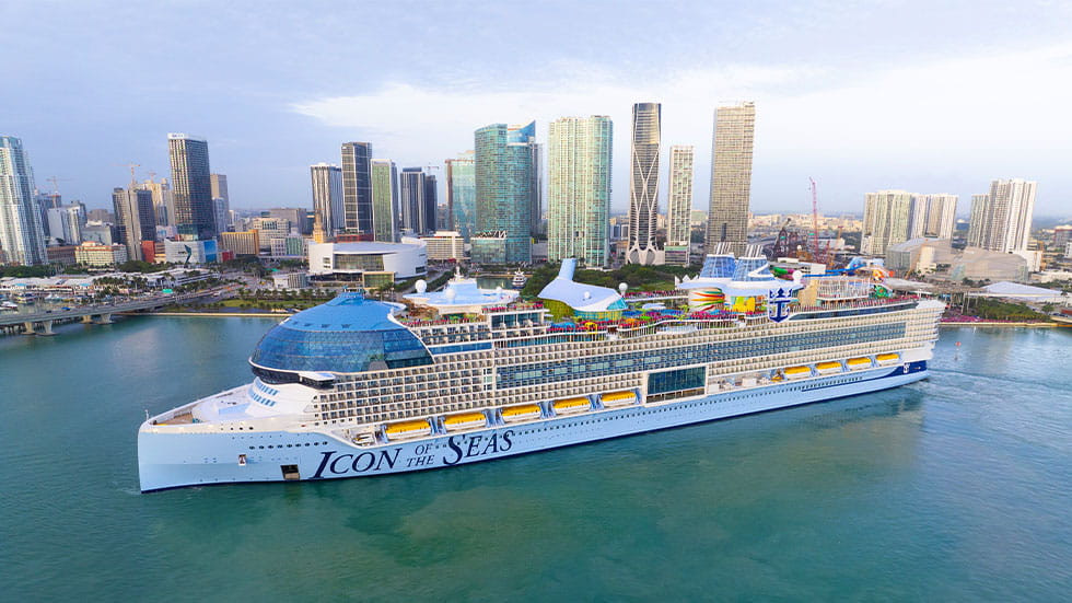 Royal Caribbean's Icon of the Seas in Miami, FL