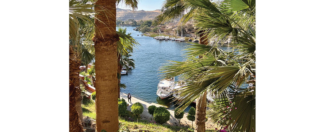 Picture-perfect scenery along the Nile River in Aswan. Photos by Lauren Keith