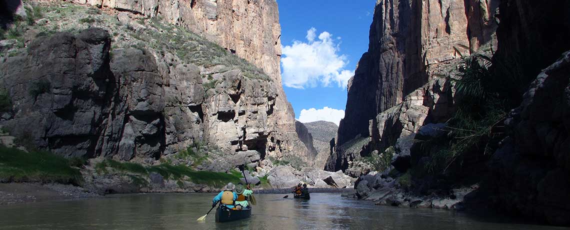 Canoeing Mariscal Canyon 
