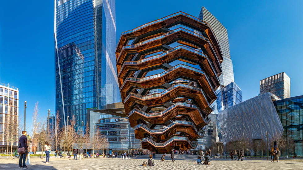 The Vessel sculpture in NYC