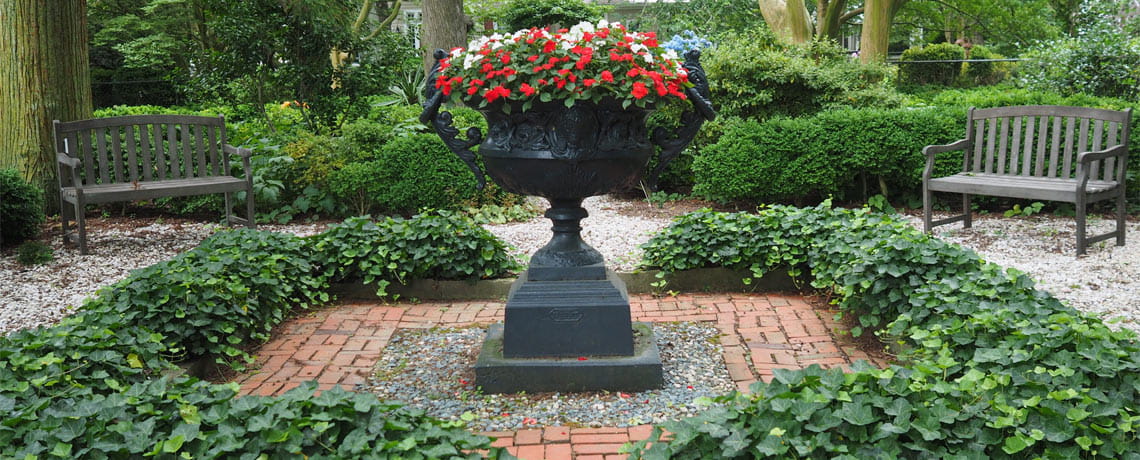 Boxwood Garden in Princess Anne, Somerset County, MD