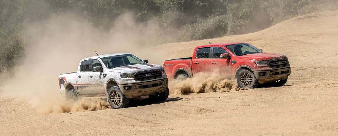 Two 2021 Ford Rangers