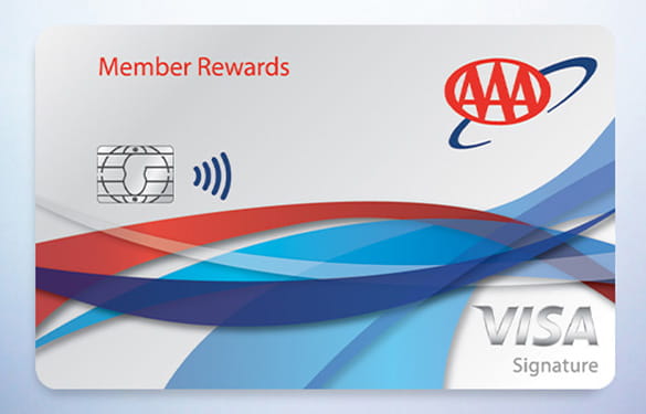 AAA Member Rewards Visa card image