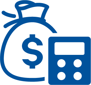 Blue Money Bag Calculator Debt Consolidation