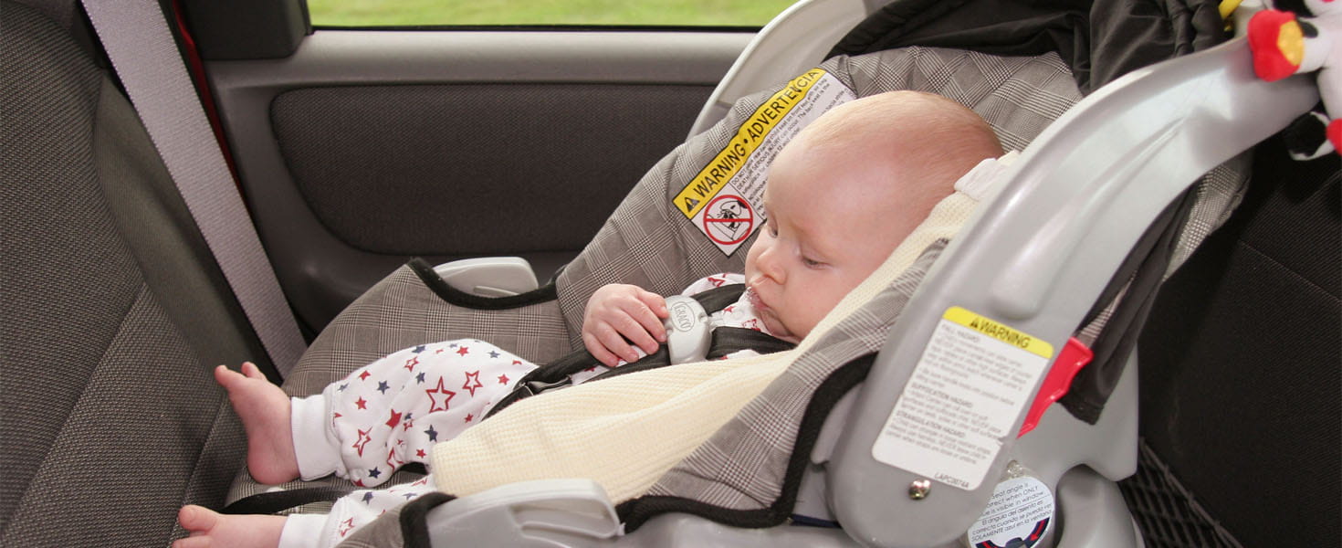 Child in Car Seat in a Vehicle