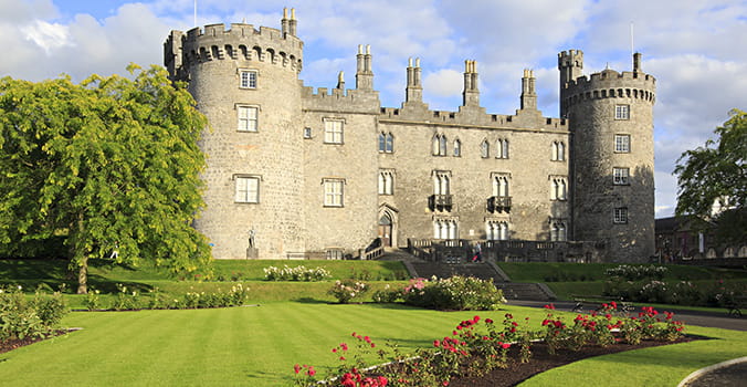 Historic Kilkenny Castle  in Ireland