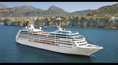 Princess Cruise line on the pacific ocean