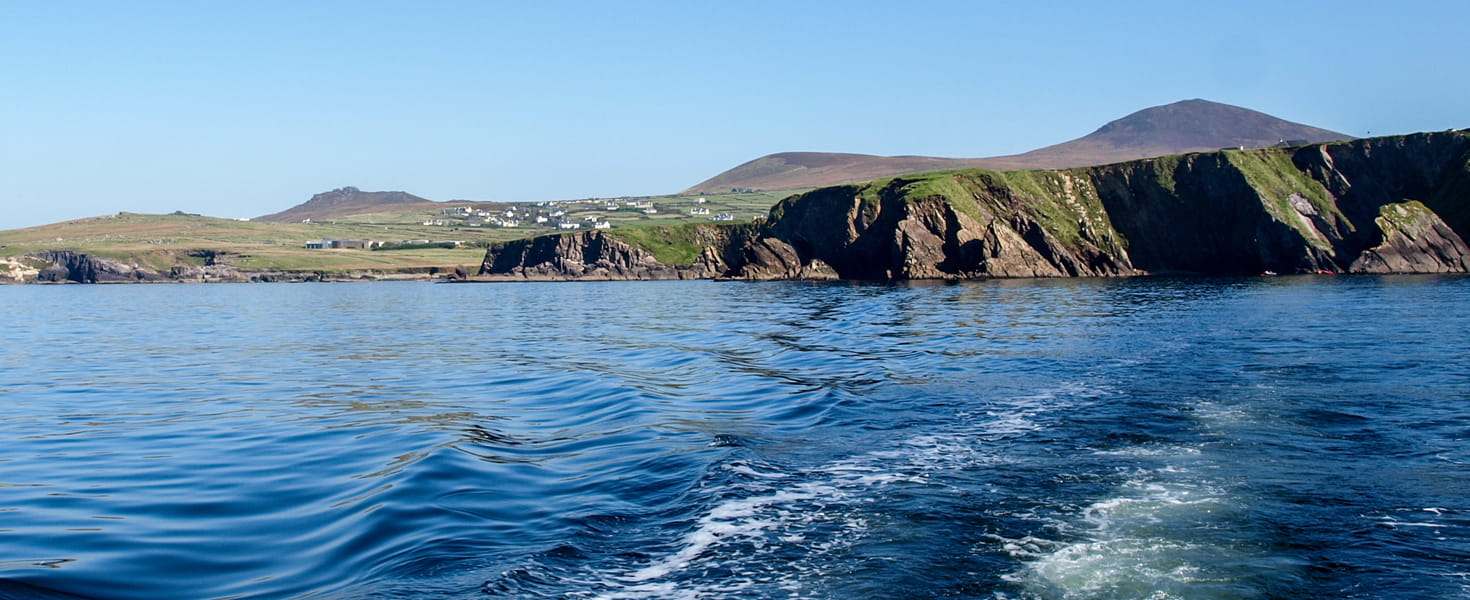 Panoramic view of the Irish sea