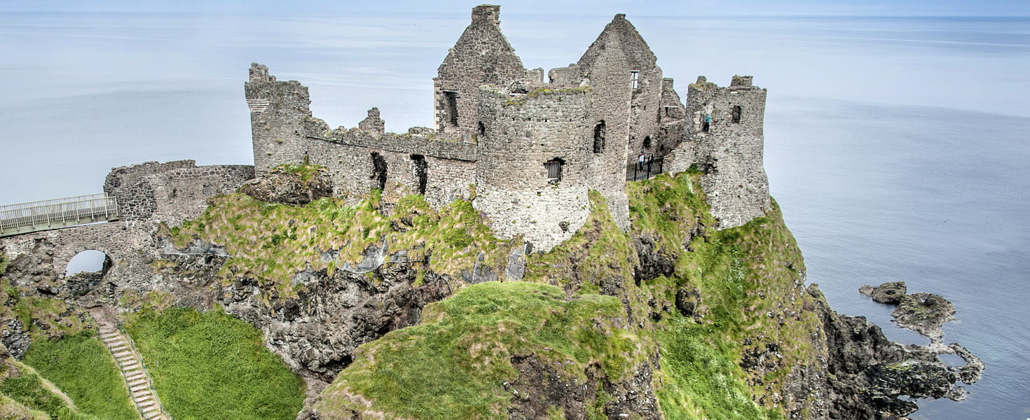Dunluce Castle Ruins in Northern Ireland