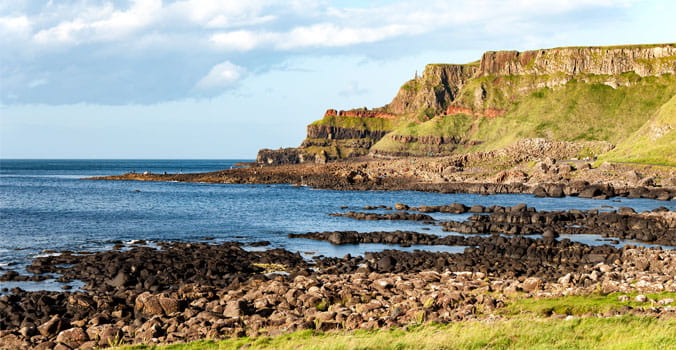 Giants Rocks and Cliffs in Antrim County, Northern Ireland
