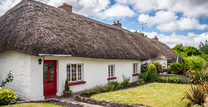 Cottage in the village of Adare Ireland