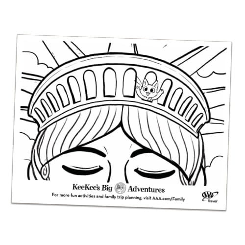 KeeKee's Corner Liberty Coloring Page Icon