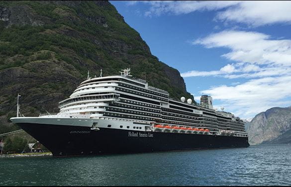 Holland America cruise ship, Flam, Norway itinerary with fjords
