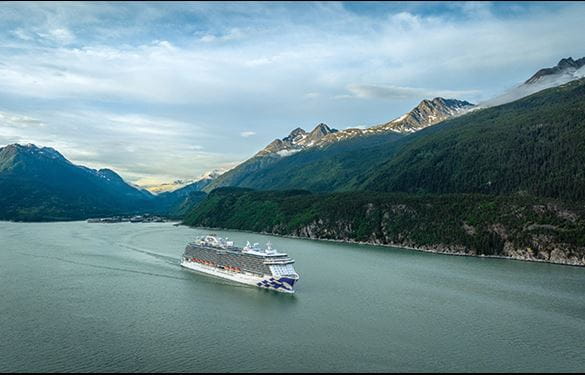 Majestic Princess cruise ship, Skagway, Alaska