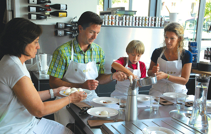 Cooking class on Tauck's Bon Voyage France Family River Cruise