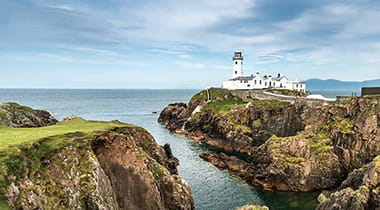 Lighthouse on the Irish coast