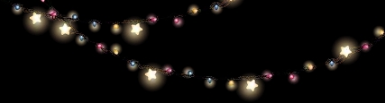 Graphic of holiday lights