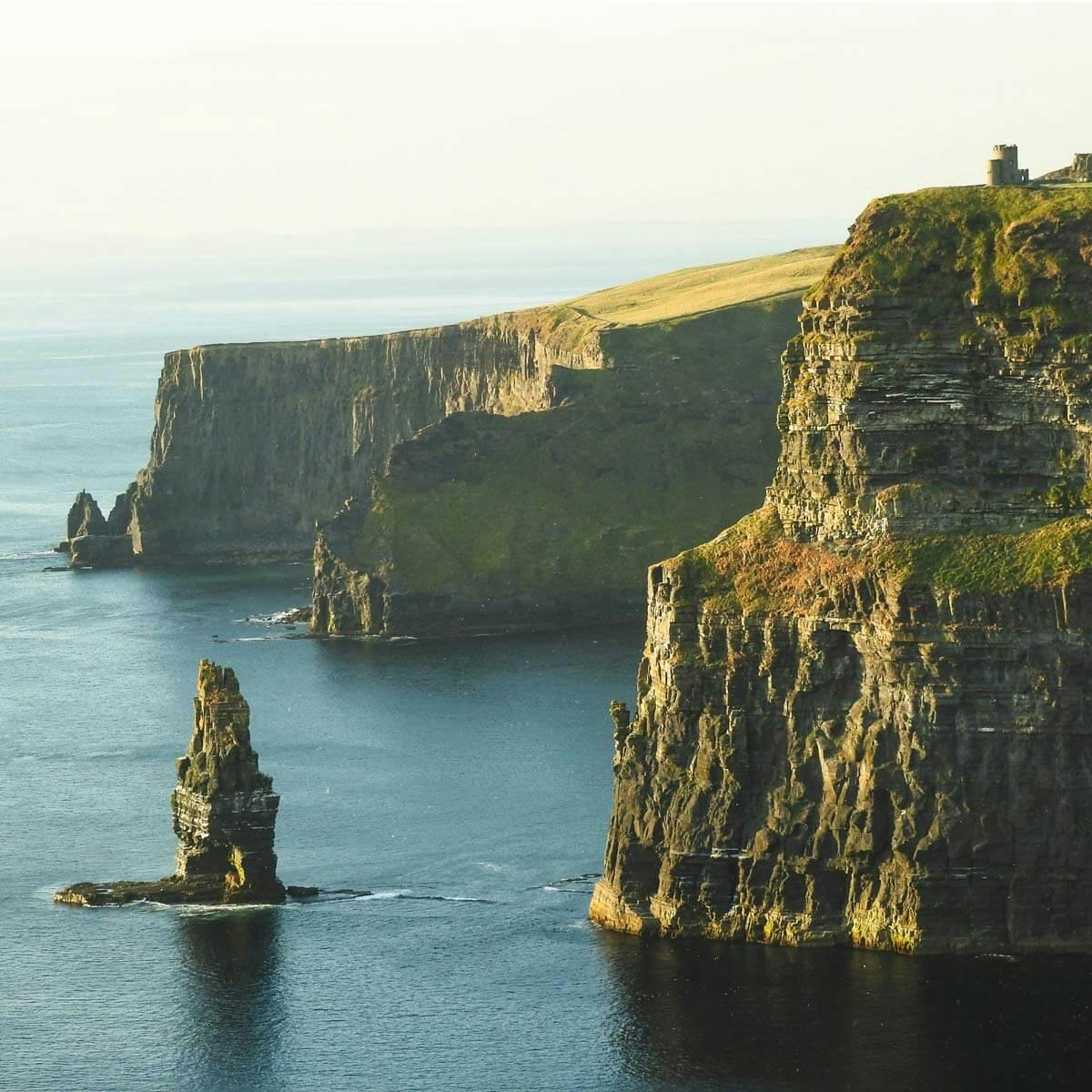 Cliffs on the Irish coastline