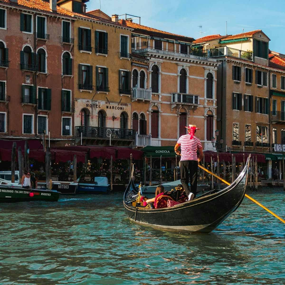 A gondola in Venice, Italy