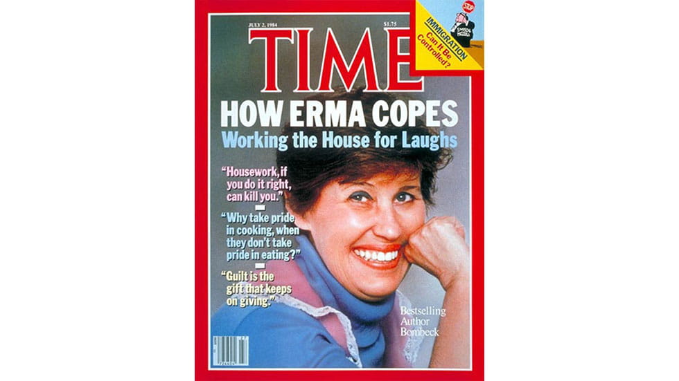 Erma Cover of Time Magazine 1984 Courtesy of University of Dayton