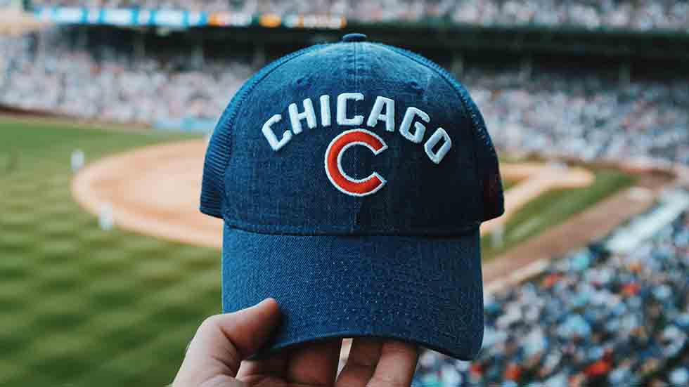 Wrigley Field Cubs Hat by Blake Guidry