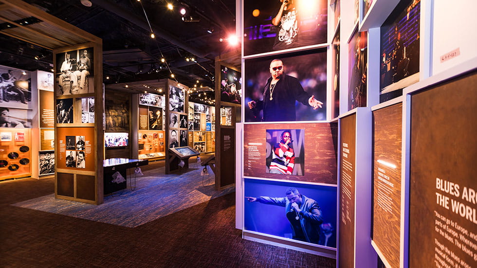 National Museum of African American Music exhibit. Photo courtesy of National Museum of African American Music exhibit