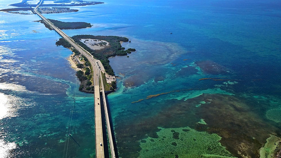 The road over Florida Keys to Key West. Photo courtesy of Totajla/iStock.com