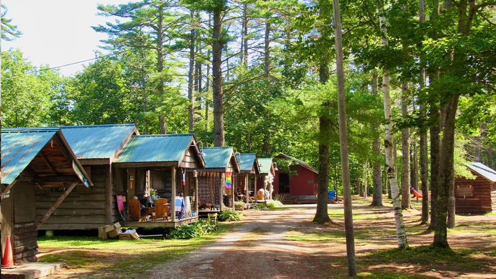 Camp Camp cabins