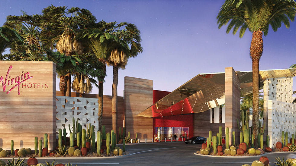 Virgin Hotels Las Vegas Curio Collection by Hilton Entrance