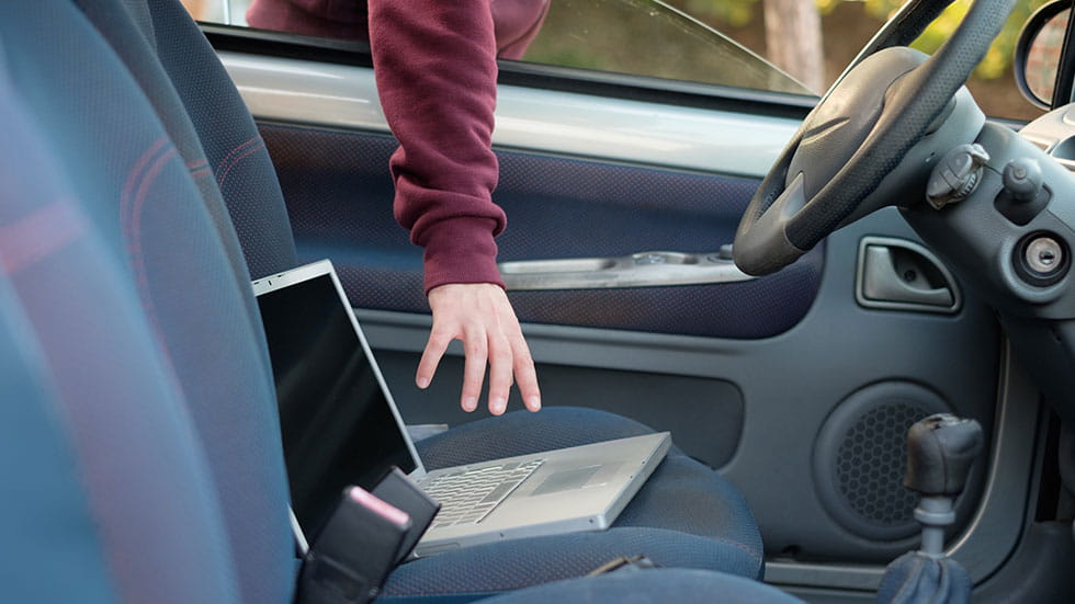 Computer in car