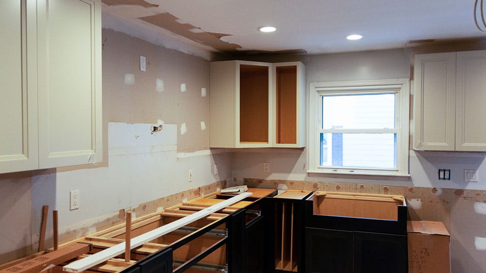 Renovating kitchen