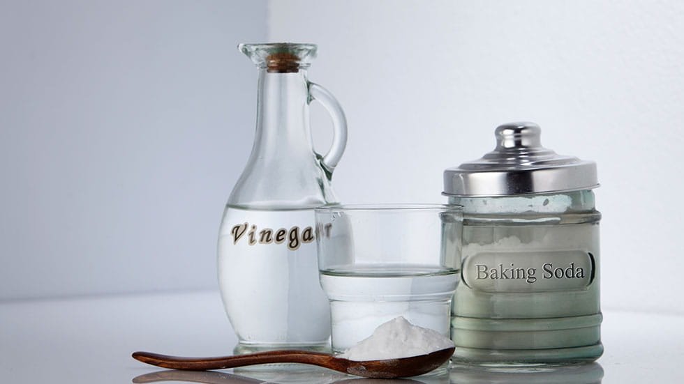 Vinegar and Baking soda