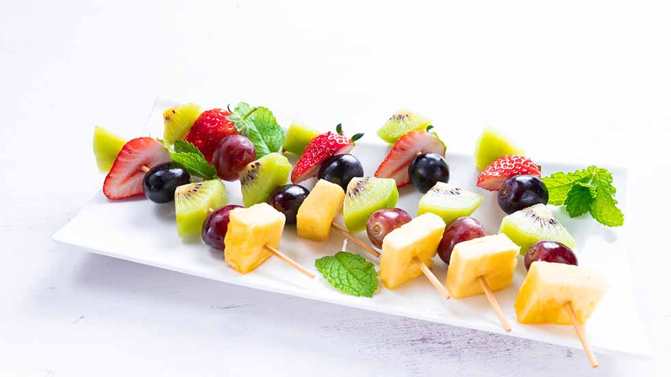 Fruit And Cheese Kabobs