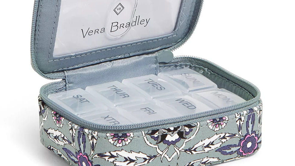 A Gorgeous Quilted Travel Pill Case