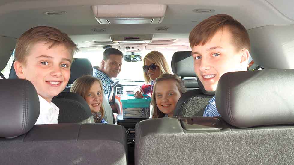 Family in Car