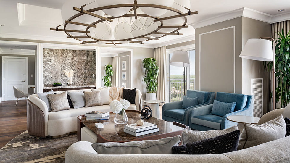 Royal Suite Living. Photo courtesy of The RitzCarlton Orlando Grande Lakes