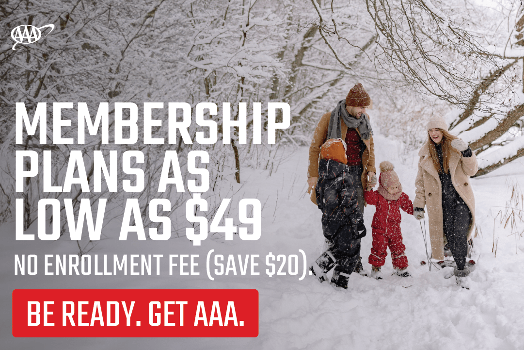 AAA Membership Call to Action Ad: WInter Weather