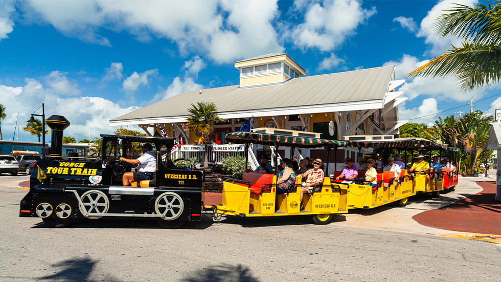 Conch Tour Train in Key West, Florida