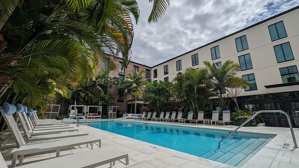 pool at Haya Hotel in Tampa Bay, FL