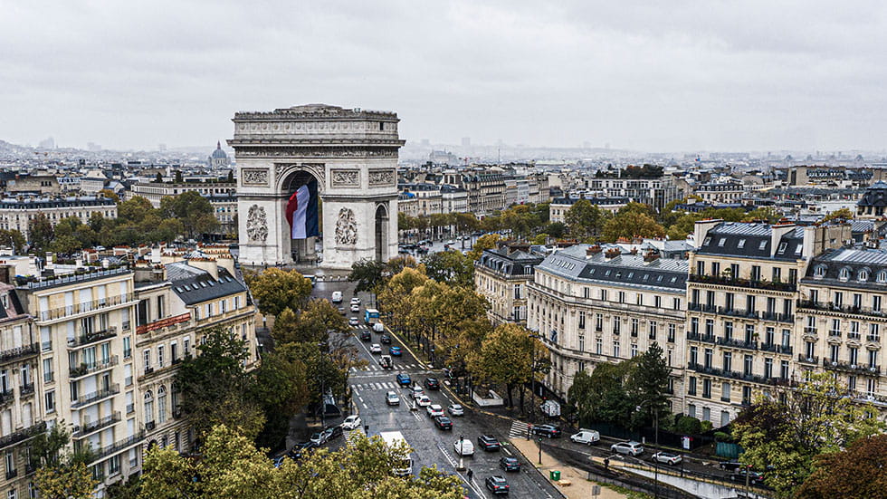 Arc de Triomphe. Photo by GlobalP/iStock.com