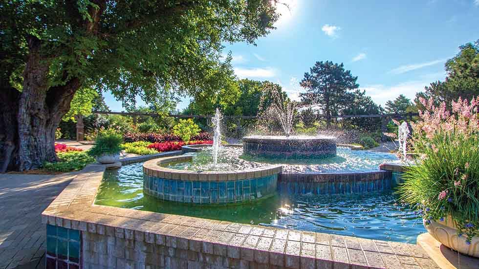 Attractions_Botanica Wichita Margie Button Memorial Fountain and Garden