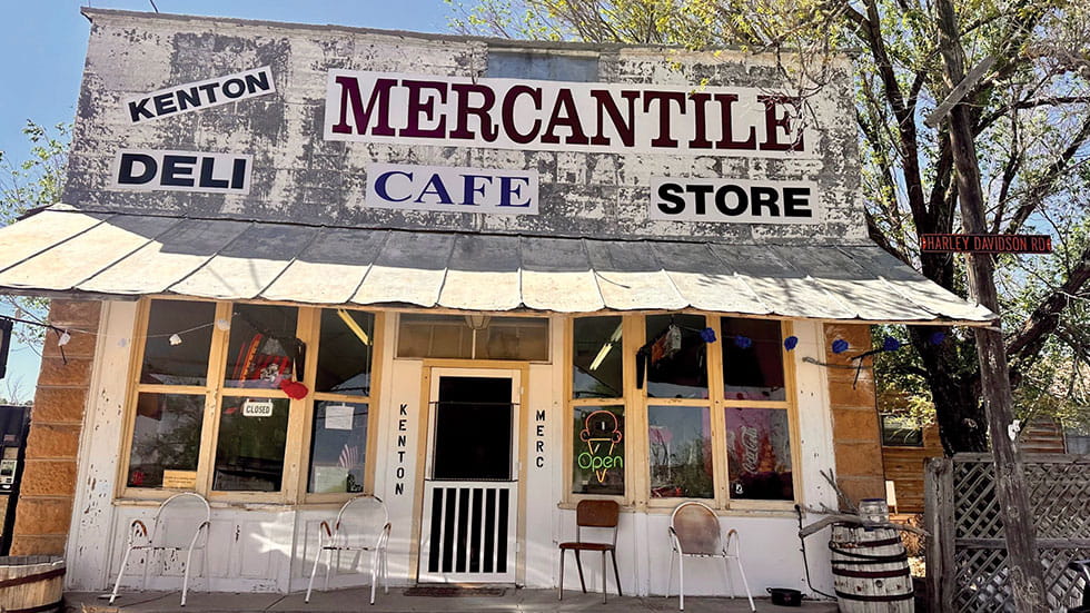 The new Kenton Mercantile comprises a restaurant and a store selling food and sundries. Photo by Heidi Brandes