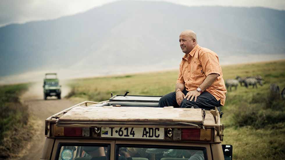 Andrew Zimmern in Africa - credit Travel Channel