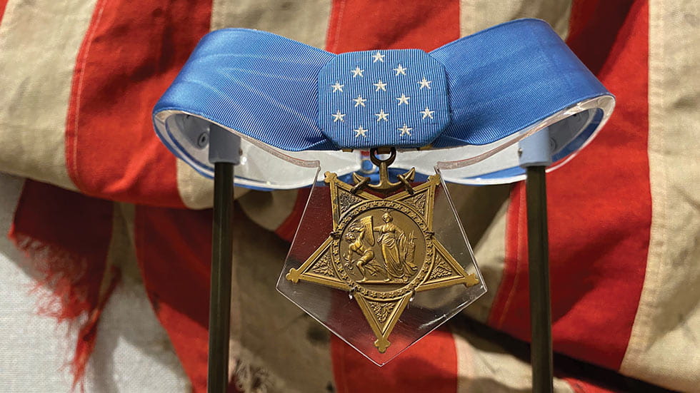 Medal of Honor awarded to Signalman First Class Douglas A Munro