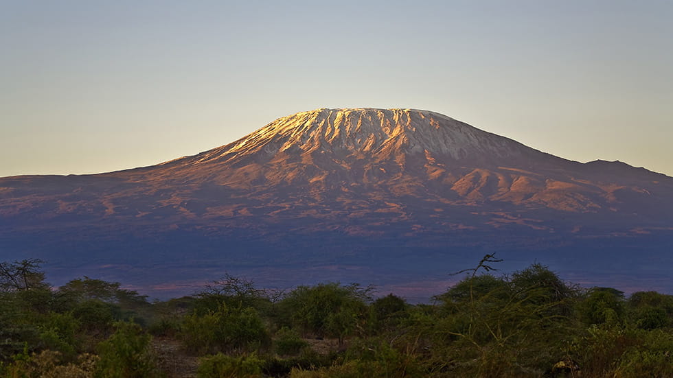Mount Kilimanjaro the roof of Africa Tanzania