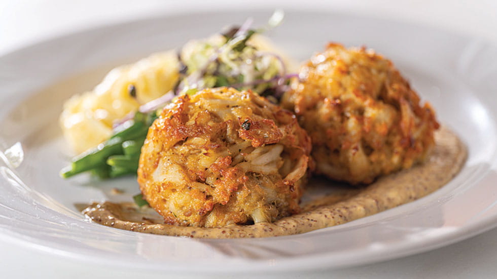 If it’s crab cakes you want, make a stop on the Maryland Crab & Oyster Trail. Photo by Steve/Stock.Adobe.com