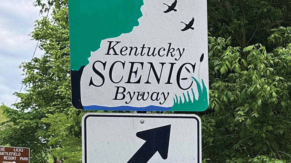 Kentucky Scenic Byway sign