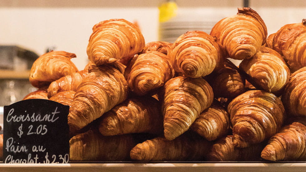 Croissants from La Gourmandine in Lawrenceville. Photo by Tom O’connor
