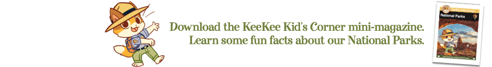 KeeKee's Kid's Corner National Parks Mini-Magazine
