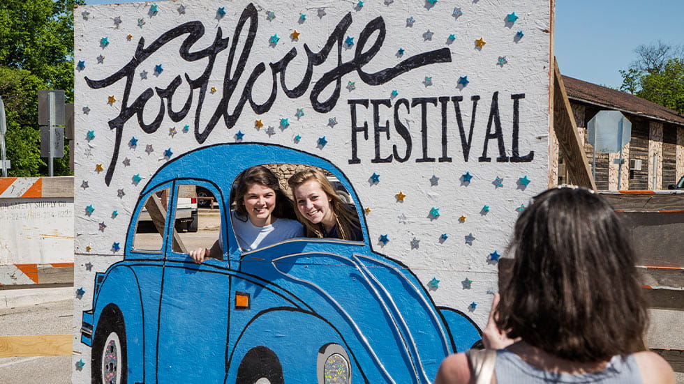 Footloose Festival in Elmore City, Oklahoma